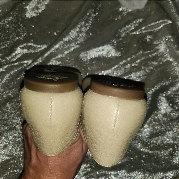 Born Leather Snakeskin Print Cap Toe Ballet Flats size 8 - Picture 3 of 5